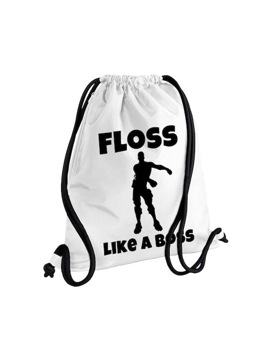 Boss Fortnite Floss Like A Gym Backpack White