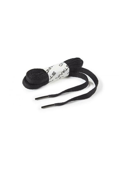 Stanno Shoes Şireturi De Pantofi Flat 90cm+120cm Negre 489812-8000 120 Cm