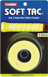 Tourna Soft Tac Tennis Overgrips X 3 Set 3 Yellow