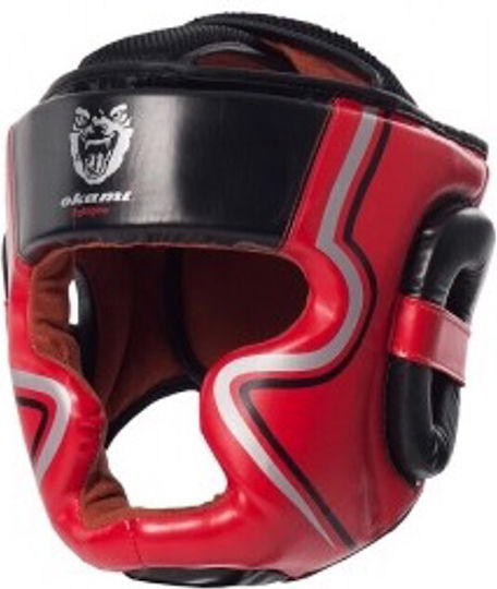 Okami Impact Head Protection 2.0 Κάσκα Πυγμαχίας Ενηλίκων Κλείστού Τύπου Κόκκινη