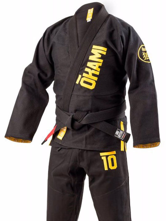 Okami Men's Brazilian Jiu Jitsu Uniform Black