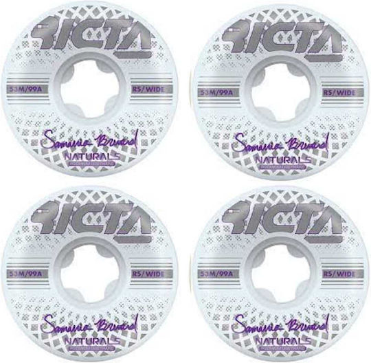 Ricta Ροδάκια Ricta Wheels Brevard Refl Naturals Wide 99a White-ric-skw-5195-white