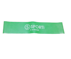 Sporti Mini Λάστιχο Γυμναστικής Loop Πολύ Σκληρό Πράσινο 0.5m