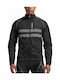 Wosawe Waterproof Cycling Windbreaker Jacket Long sleeve Black