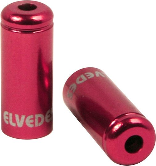 Τελείωμα Καλωδίου Φρένων Elvedes 5 Mm Μπορντώ