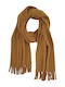 Women's Men's Fleece Scarf Brown