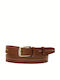 Herren Gürtel Leder Tabac Braun