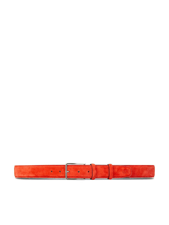 Classico Herren Gürtel Leder Rot