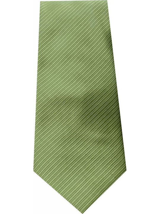 Luciano Faketti Men's Tie Monochrome in Green Color