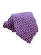 Silk Tie Light Purple White Polka Dots 8cm