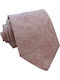 Silk Tie Soft Pink Plaid 8cm