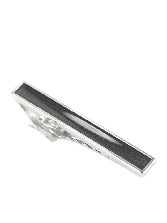 Ascot Steel Tie Clip Silver