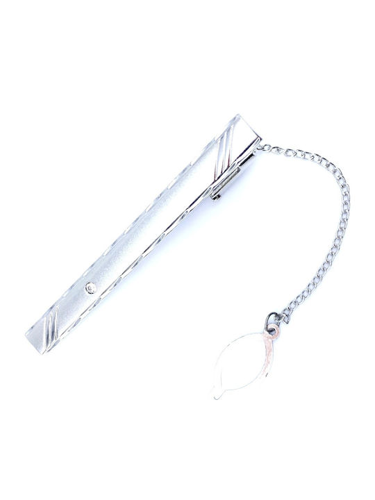 Legend Accessories Клип за вратовръзка Сребрист