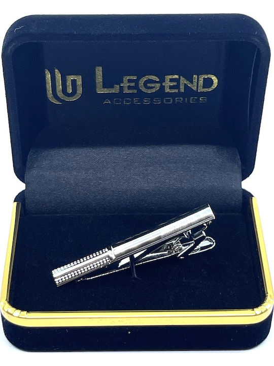 Legend Accessories Клип за вратовръзка от Silver в цвят Сребрист