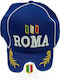 Luciano Faketti Jockey Cap Embroidery Adjustable One Size Cotton Navy Blue