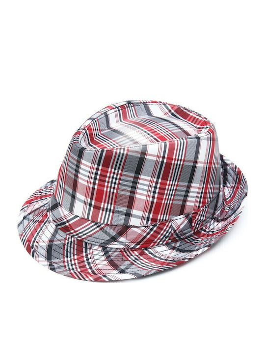 Pălărie Textilă Pentru Bărbat Fedora Multicolor