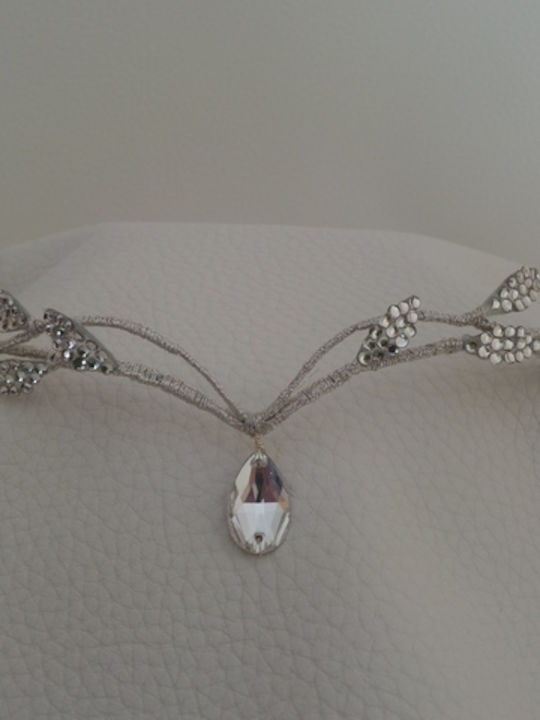 Tiara De Mireasă Handmade K421 Sil-k421