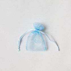 Pungă Organza Set/10 5x7,6cm Albăstruie