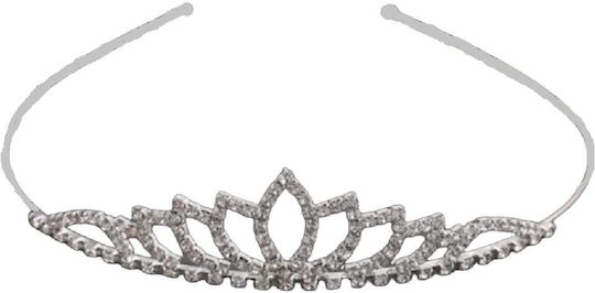 Brauttiara Party Geburtstagskristalle Silber Höhe 2,70cm