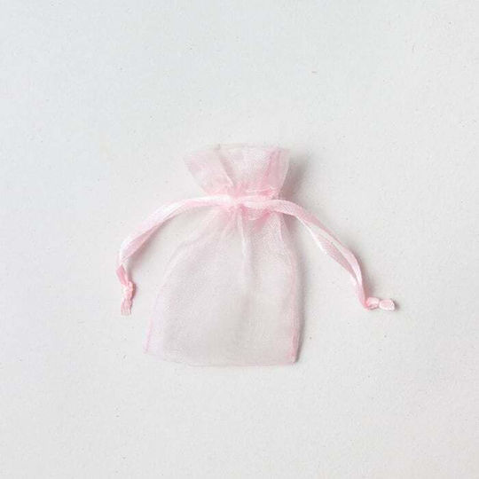 Reissack Organza Set/10 5×7,6cm Rosa