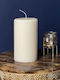 Candle Pillar 12x20cm White