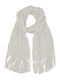 Women's Knitted Scarf White