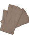 Women's Knitted Fingerless Gloves Beige