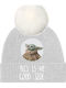 Beanie Unisex Beanie Gestrickt in Gray Farbe