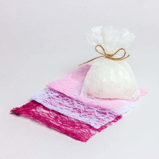 Lace Pouch Set/10 13x16cm White