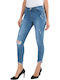 Women's Jean Pants Push Up with Rips in Skinny Fit Blue