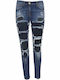 Pj6062479-l81 Γυναικείο Jean Παντελόνι με Σκισίματα