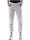 Evelyn Ekru Ekru Comfortable Fit Women's Fabric Trousers Relaxed Fit Beige