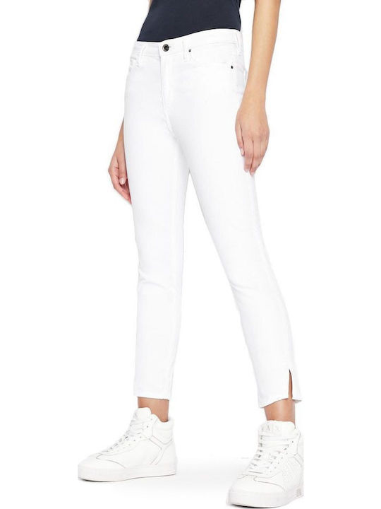 Armani Exchange Damen Jeans Hosen Mit Rissen Mid Rise