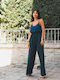 Damenhose in Breit Bein Stil Petrol G-Pantaloons-100-E11(34455)