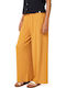 Dama Tesatura Pantaloni Galben