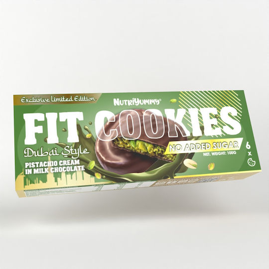 Nutriyummy Biscuiți Cu umplutură Alune Fără Zahăr 1buc 100gr
