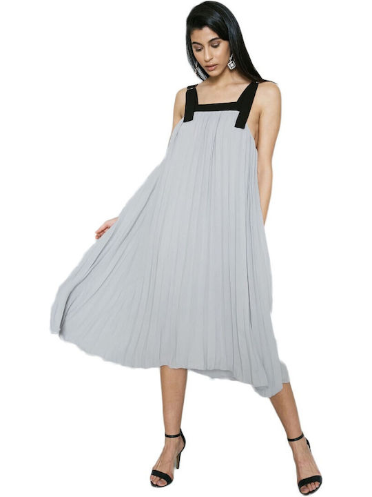 true decadence grey dress Vivian Silver Grey Cowl-Neck Bias Cut Maxi-Dress