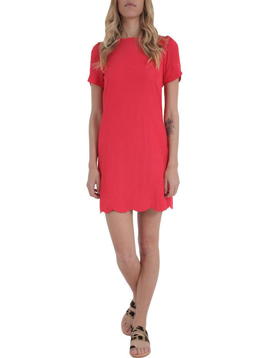 Sommer Mini Kleid Rot