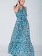 Summer Maxi Dress Blue