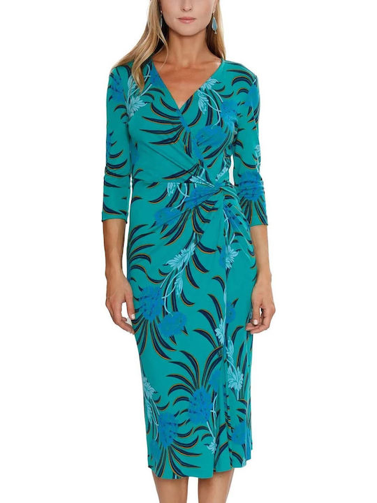 Diane Von Furstenberg Kleid Ganztägig Türkis