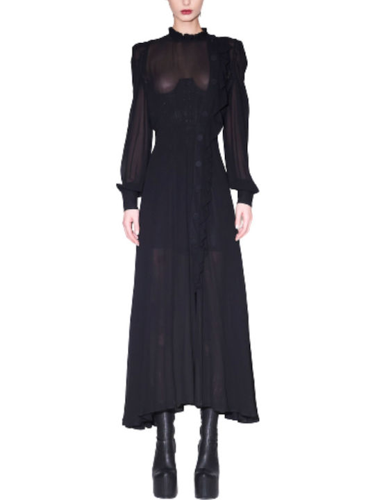 Midi Evening Dress Black