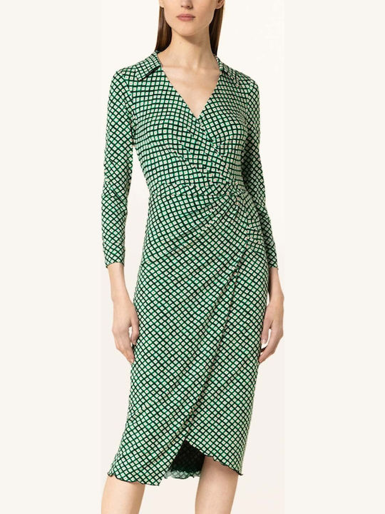 Rochie Midi Verde Indian