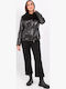 Women's Short Lifestyle Jacket for Winter Black