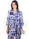 Damen Kimono Blau