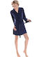 Amelie Winter Damen Robe Blue