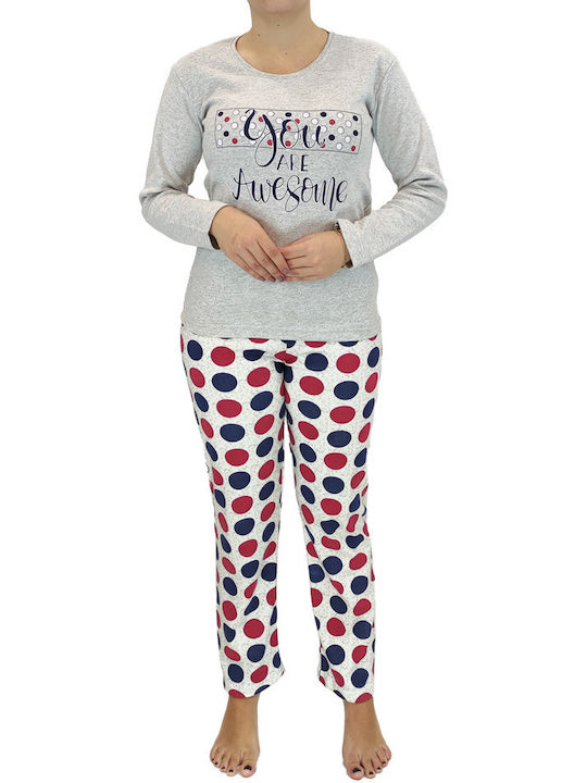 Goodnight Winter Women's Pyjama Set Gray