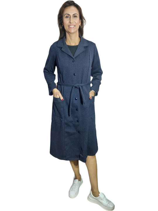 Mardim Winter Damen Robe Blue Grey