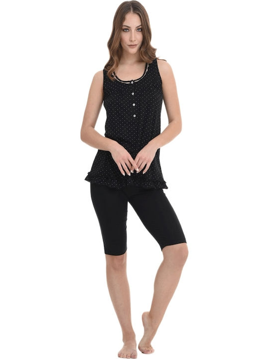 Zen Intimates Summer Women's Pyjama Set Black