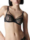 Bra without Padding Underwire Black