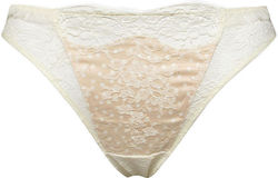 Christian Lacroix Women's Briefs with Lace White Christian Lacroix Women's Briefs with Lace White